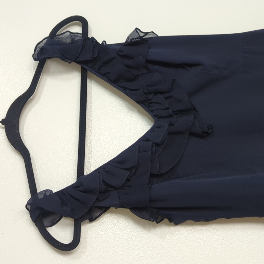 Cinq à Sept Black Ruffle Mini Dress - Picture 4 of 12